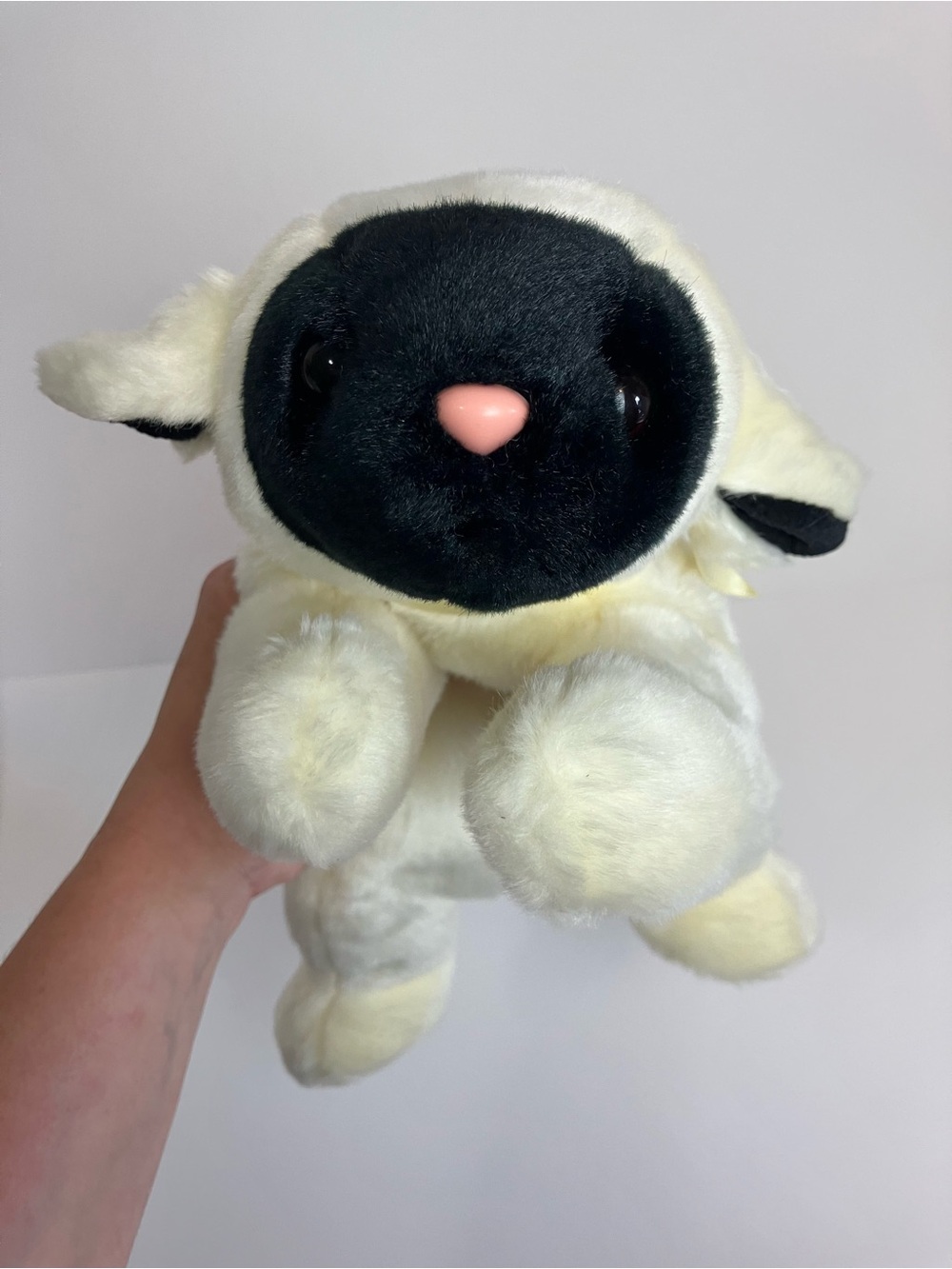 2000 Vintage TY Beanie Buddies 2000 Chops Lamb Plush Stuffed Animal Collectible